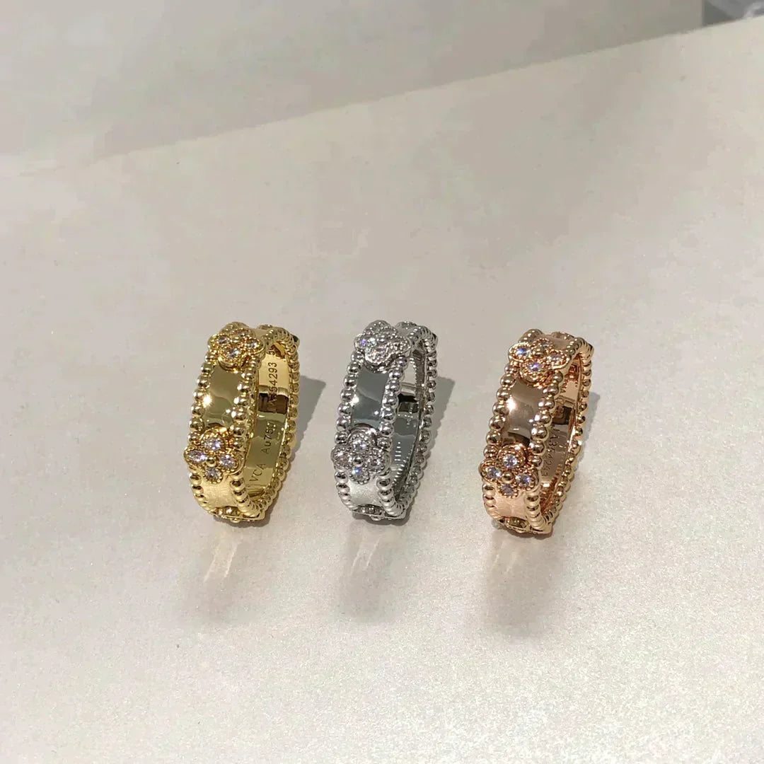 VCA PERLEE DIAMOND RING